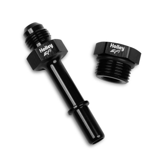 Holley 534-211 Adapter Kit, Fuel Rail to Fuel Line