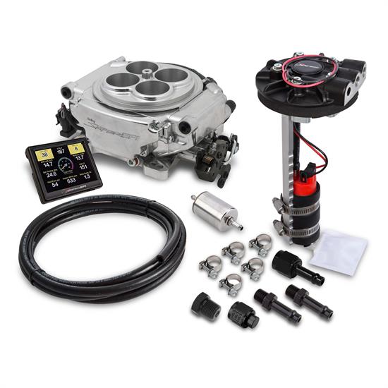 Holley Sniper 550-510D EFI Returnless Master Kit, Shiny Finish