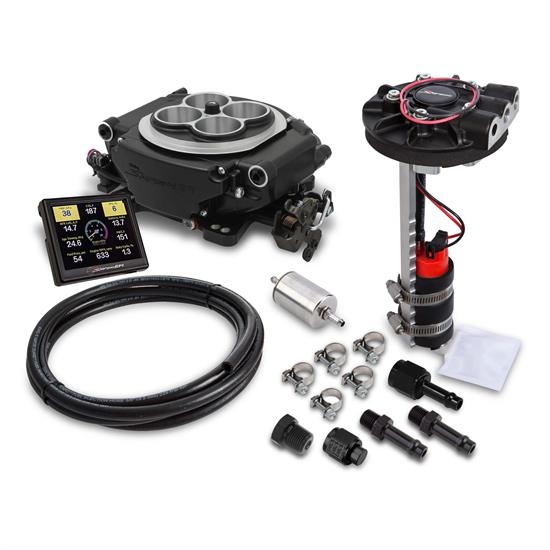 Holley Sniper 550-511D EFI Returnless Master Kit, Black Ceramic