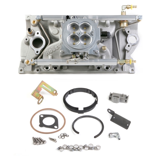 Holley 550-701 SB Chevy Mutli-Port Pack Kit for Vortec Heads