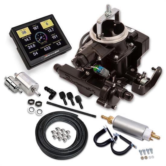 Holley Sniper 550-859K EFI BBD Master Kit, Jeep CJ, Black