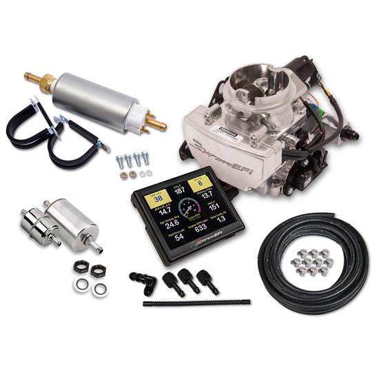 Holley Sniper 550-864K EFI 2GC Master Kit, Shiny Finish