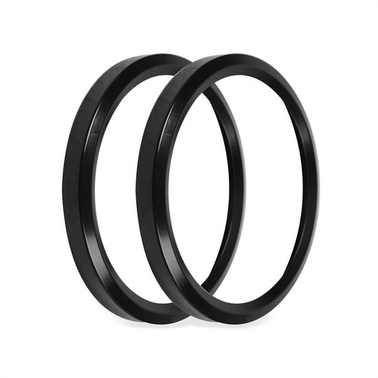 Holley EFI 553-146BK Replacement Bezels, 3-3/8 Inch, Black