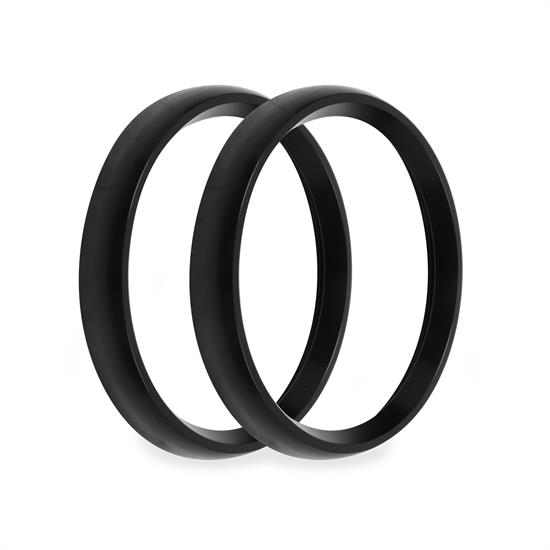Holley EFI 553-147BKB Replacement Bezels, 4-1/2 Inch, Black, Bold