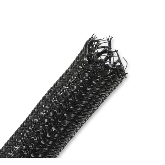 Holley 573-102 F6 Split Wire Loom, 1/4 Inch, Black, 10 Feet