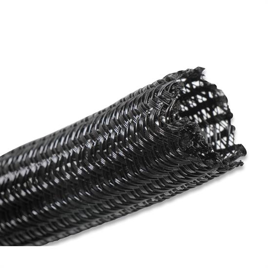 Holley 573-106 F6 Split Wire Loom, 1/2 Inch, Black, 10 Feet