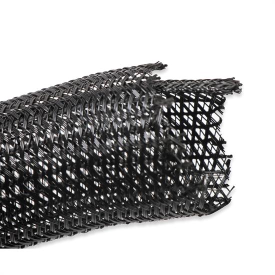 Holley 573-116 F6 Split Wire Loom, 2 Inch, Black, 10 Feet