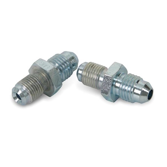 Earls 592042ERL Brake Adapter, 10mm x 1.0, -4 AN, Zinc Plated Steel