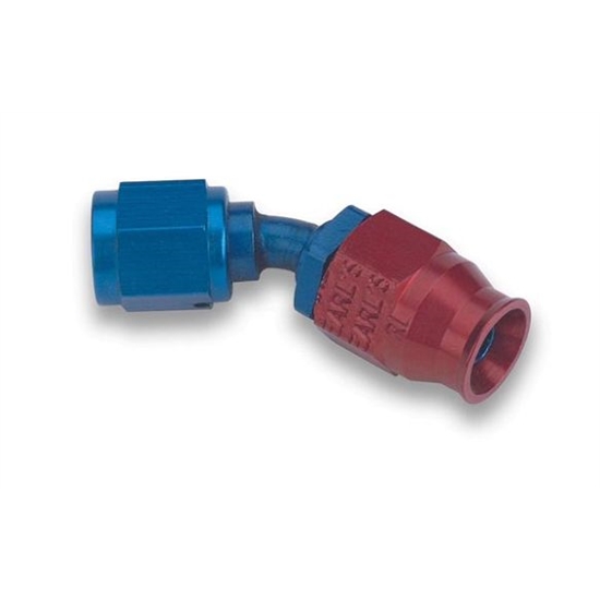 Earls 604634ERL Speed-Seal Hose End, -4 AN, 45 Degree, Non-Adjustable