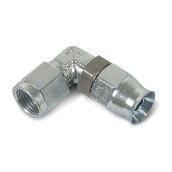 Earls 609006ERL Speed-Seal Hose End, -6 AN, 90 Degree, Adjustable