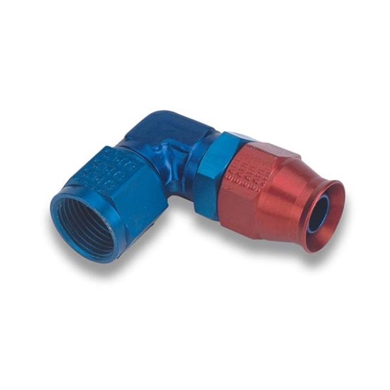 Earls 609036ERL Speed-Seal Hose End, -6 AN, 90 Degree, Adjustable