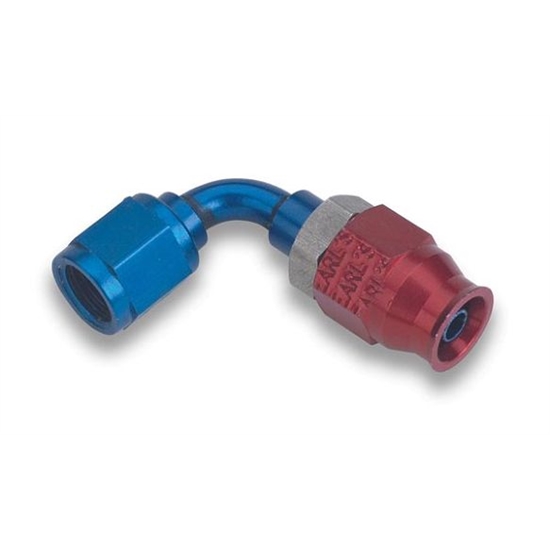 Earls 609233ERL 90 Deg -3 AN Aluminum Adjustable Speed-Seal Hose End