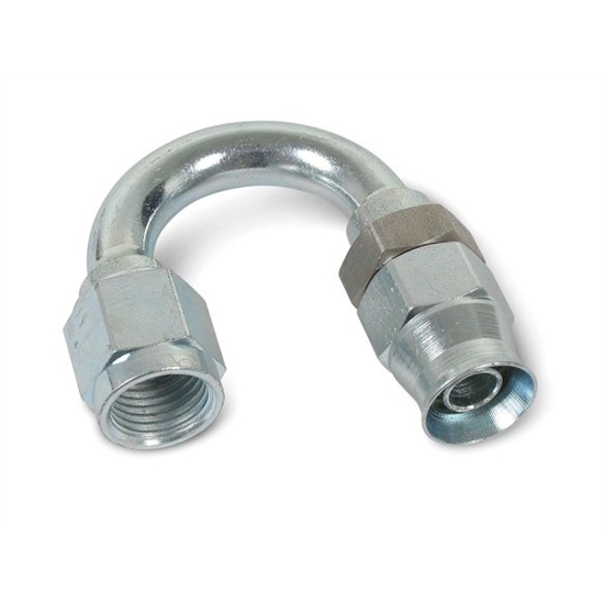 Earls 618106ERL 180 Degree Steel -6 AN Speed-Seal Hose End
