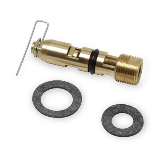 Holley 6-508 Inlet Needle Viton Tip, 0.097 Inch Seat Size, Adjustable