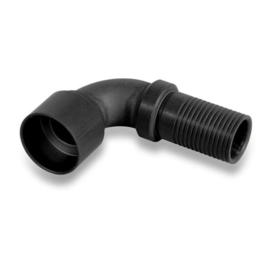 Earls 678908ERL 90 Degree -8 AN Female Wiggins Hose End
