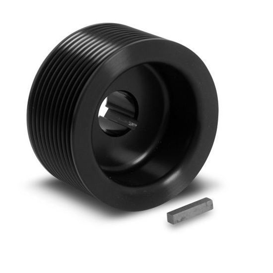 Weiand 6891 Pro-Street Drive Pulley Upper, 3.05 Inch, 10 Rib