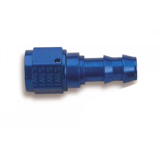 Earls 700109ERL Straight -8 AN Female to 1/2 Inch Barb Adapter