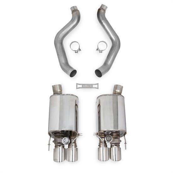 Hooker 70401313-RHKR BlackHeart Axle-Back Exhaust, 2005-08 C6 Corvette
