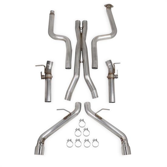 Hooker 705013101RHKR BlackHeart Complete Exhaust System, 2016 Camaro