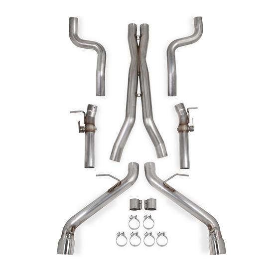 Hooker 705013105RHKR BlackHeart Complete Exhaust System, 2016 Camaro