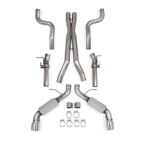 Hooker 705013106RHKR BlackHeart Complete Exhaust System, 2016 Camaro