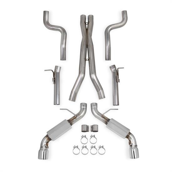 Hooker 705013108RHKR BlackHeart Complete Exhaust System, 2016 Camaro