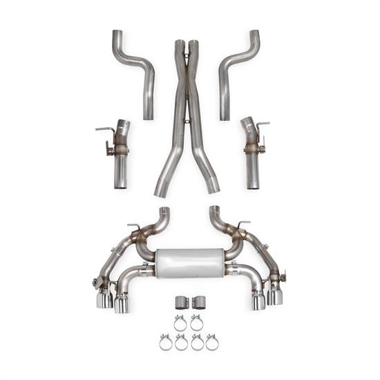 Hooker 705013114RHKR BlackHeart Single Transverse Exhaust System
