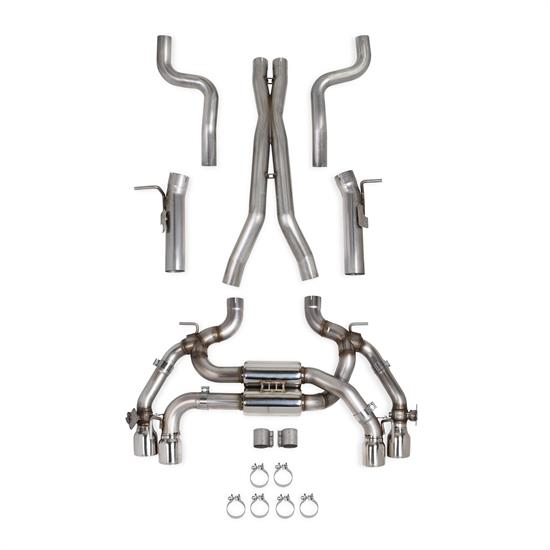 Hooker 705013119RHKR BlackHeart Dual Exhaust System, AFM Valve Delete