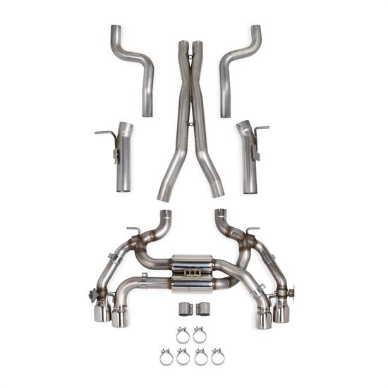 Hooker 705013119RHKR BlackHeart Dual Exhaust System, AFM Valve Delete