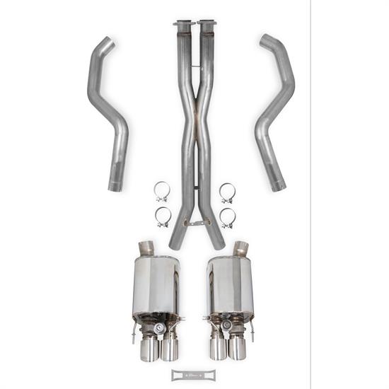 Hooker 70501365-RHKR BlackHeart Cat-Back Exhaust Kit, 2005-13 Corvette