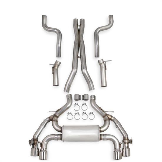 Hooker 70501389-RHKR BlackHeart Single Transverse Dual Mode Exhaust