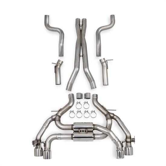 Hooker 70501390-RHKR BlackHeart Dual Transverse Dual Mode Exhaust