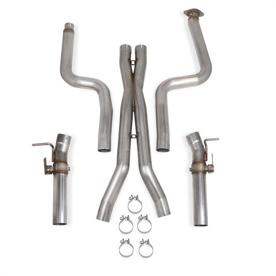 Hooker 70501397-RHKR BlackHeart Mid Pipes w/AFM, 2016 Camaro SS