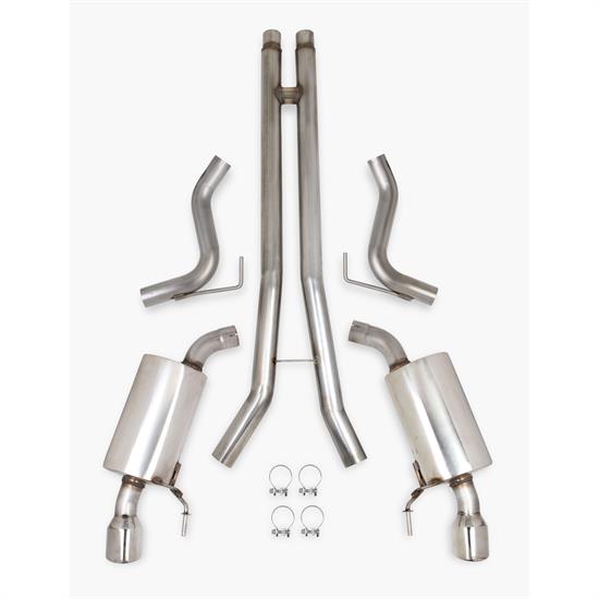Hooker 70503323-RHKR BlackHeart Cat-Back Exhaust System, 15-16 Mustang