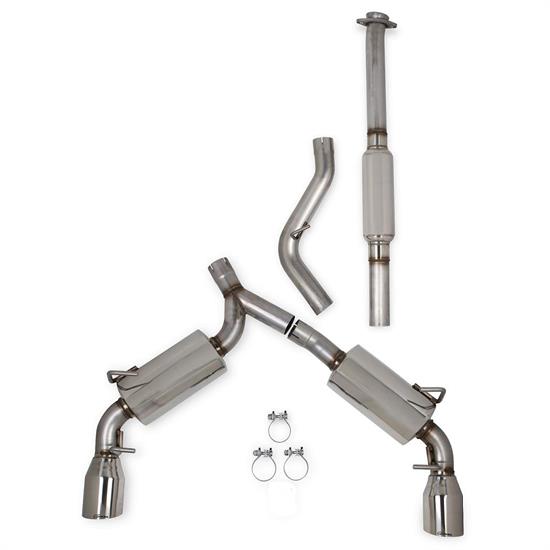 Hooker 70504301-RHKR BlackHeart Cat,Back Dual Exhaust (W/Muffler)