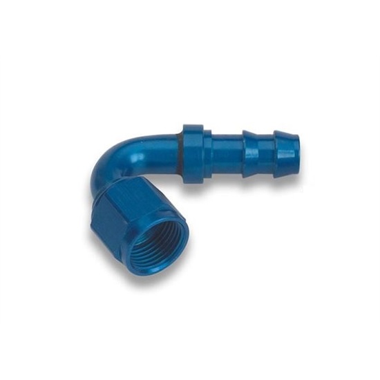 Earls 712009ERL 120 Degree -8 AN Female to 1/2 Inch Barb Adapter