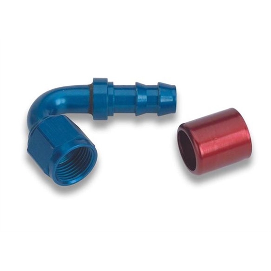Earls 712067ERL 120 Degree -6 AN Female to 3/8 Inch Barb Adapter