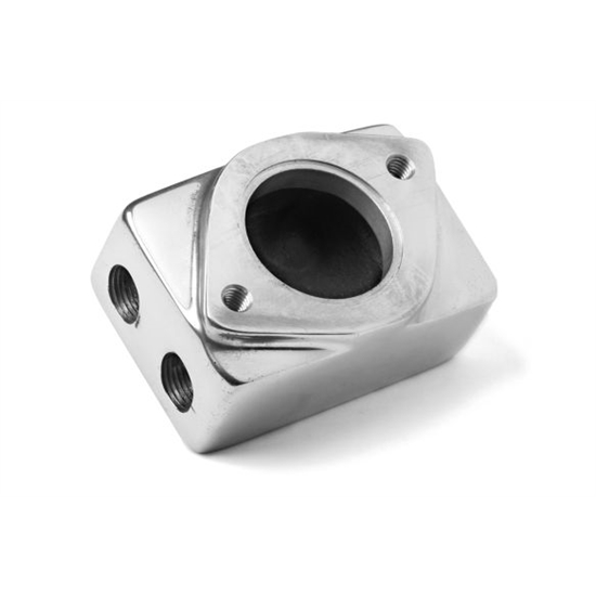 Weiand 7134P Polished 6-71/8-71 Supercharger Remote Thermostat Housing