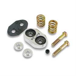 Weiand 7155P Polished Supercharger Pop Off Plate, Rear of Manifold