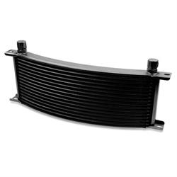 Earls 71608AERL Black -8 AN 16 Row Oil Cooler Core, Narrow