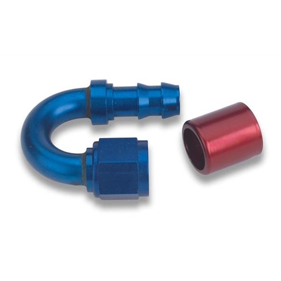 Earls 718067ERL 180 Degree -6 AN Female to 3/8 Inch Barb Adapter
