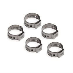 Earls 750010ERL Vapor Guard 1 Ear Type 3/8 Inch Hose Clamp 5/Pk