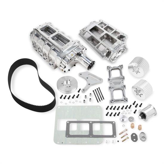 Weiand 7583P Standard Deck BB Chevy Polished Street Supercharger Kit