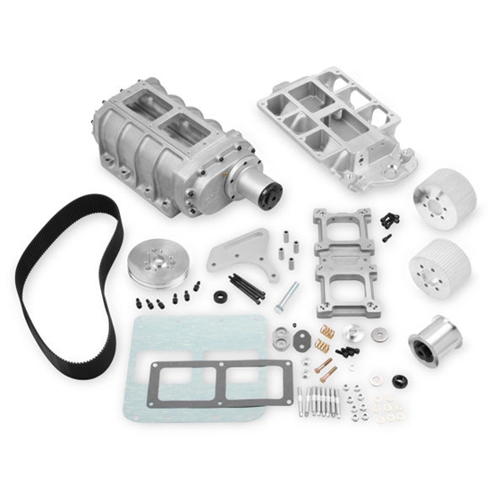 Weiand 7587 Supercharger Kit, Long Nose, 3 Inch Gilmer Drive Belt