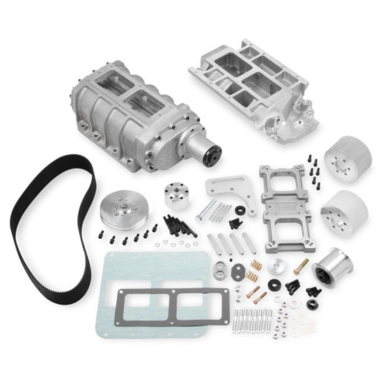 Weiand 7588 Supercharger Kit, Long Nose, 3 Inch Gilmer Drive Belt