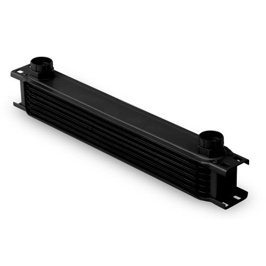 Earls 80700AERL Black -10 AN 7 Row Oil Cooler, Extra Wide