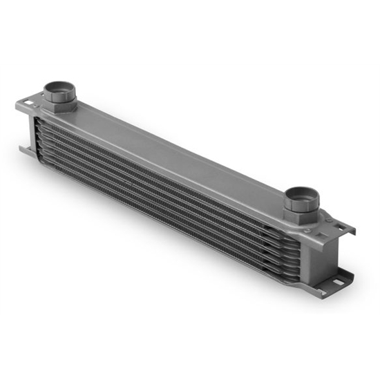 Earls 80700ERL Gray -10 AN 7 Row Oil Cooler, Extra Wide