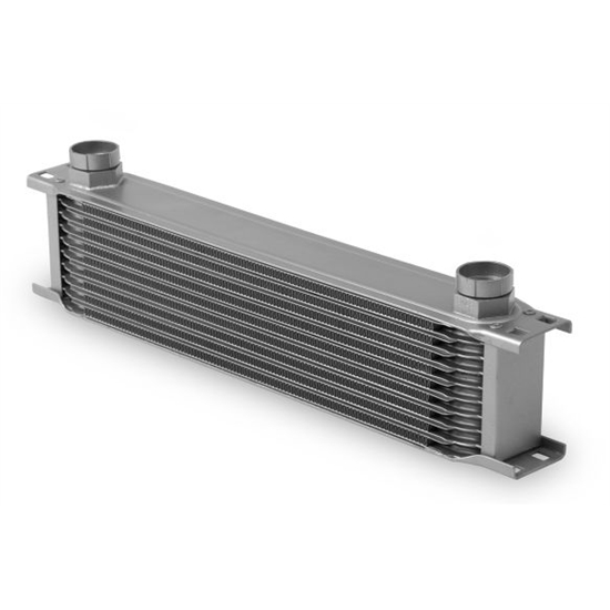 Earls 81000ERL Gray -10 AN 10 Row Oil Cooler, Extra Wide