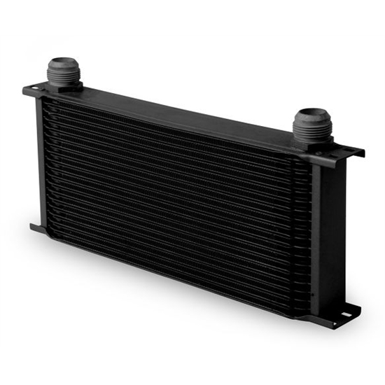 Earls 81900AERL Black -10 AN 19 Row Oil Cooler, Extra Wide