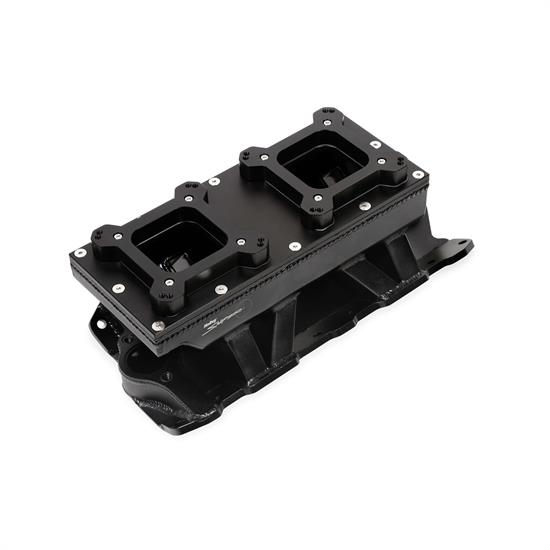 Sniper 825124 Sheet Metal Fabricated Intake Manifold, 2 x 4150, Black